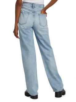 Frame Le Jane High-Rise Distressed Wide-Leg Jeans 13 Frame Le Jane High-Rise Distressed Wide-Leg Jeans -Frame Sales Store unnamed file 713