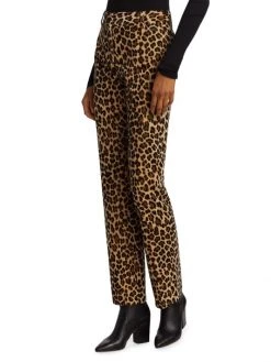 Frame Mini Boot Cheetah-Print Trousers 12 Frame Mini Boot Cheetah-Print Trousers -Frame Sales Store unnamed file 764
