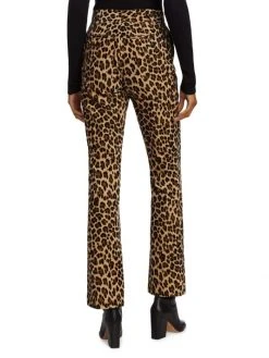 Frame Mini Boot Cheetah-Print Trousers 13 Frame Mini Boot Cheetah-Print Trousers -Frame Sales Store unnamed file 765