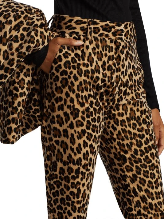 Frame Mini Boot Cheetah-Print Trousers 8 Frame Mini Boot Cheetah-Print Trousers - Image 6