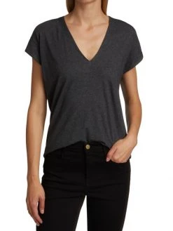 Frame Le Mid Rise Cotton T-Shirt -Frame Sales Store unnamed file 82