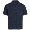 Frame Short Sleeve Camp Collar Shirt For Men Navy