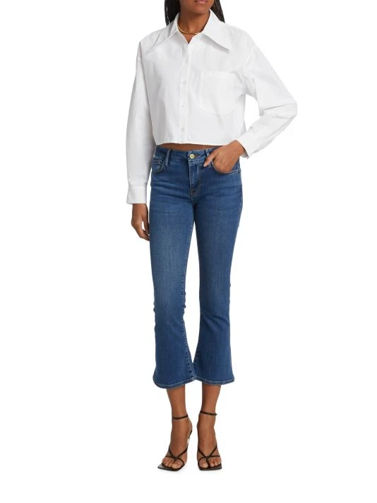 Frame Le Crop Mini Boot High-Rise Stretch Boot-Cut Jeans 4 Frame Le Crop Mini Boot High-Rise Stretch Boot-Cut Jeans - Image 2