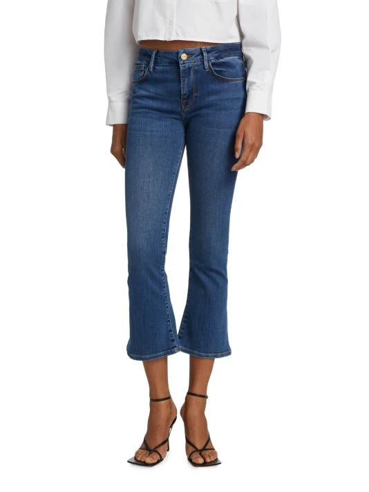 Frame Le Crop Mini Boot High-Rise Stretch Boot-Cut Jeans 5 Frame Le Crop Mini Boot High-Rise Stretch Boot-Cut Jeans - Image 3