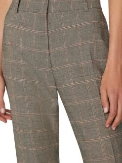 Frame Mini Checkered Boot-Cut Trousers -Frame Sales Store unnamed file 853