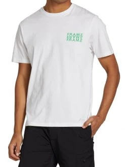 Frame Logo Cotton T-Shirt For Men -Frame Sales Store unnamed file 856
