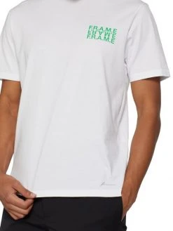 Frame Logo Cotton T-Shirt For Men -Frame Sales Store unnamed file 859