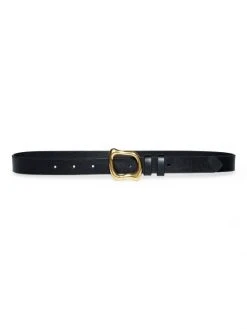 Frame Skinny Leather Belt