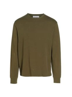 Frame Duofold Cotton Jersey Tee For Men Walnut -Frame Sales Store unnamed file 930