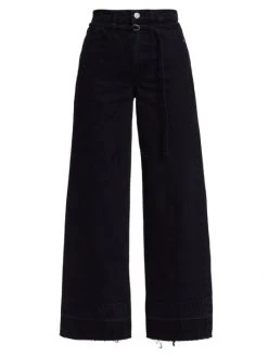 Frame Le Baggy High-Rise Palazzo Jeans