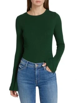Frame Rib-Knit Pullover Top -Frame Sales Store unnamed file 983